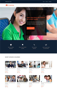 在线教育机构HTML5模板