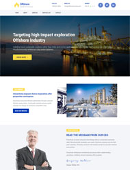 工业企业网站响应模板下载