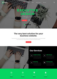 高端大气宽屏网站全站模板