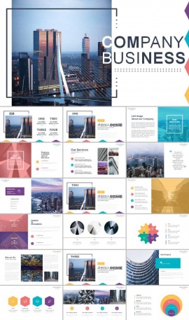 时尚图文商务ppt模板