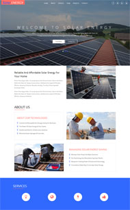 电阳能发电企业网站模板