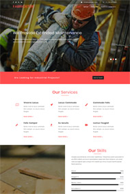 大气工业行业网站模板