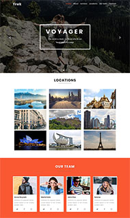 欧美旅行社公司网站模板