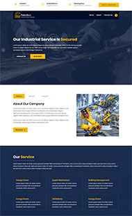 钢铁制造业企业网站模板