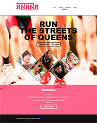 跑步健身俱乐部网站模板