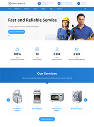 家电器械维修企业网站模板