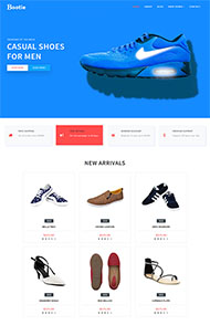 耐克品牌鞋商城网站模板