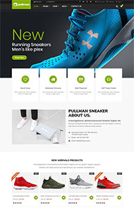 运动鞋在线商城HTML5模板