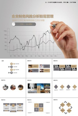 企业财务风险分析防范管理PPT模板