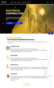 电气公司响应式网站模板