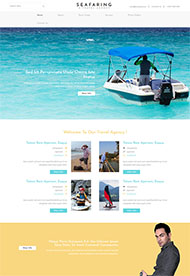 游艇租赁企业网站模板