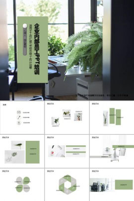 企业内部员工PPT培训课程模板
