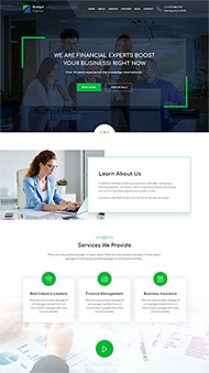 金融财务咨询HTML5模板