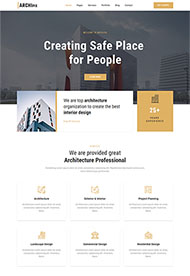 房产建筑设计网站HTML模板