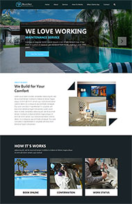 别墅卫浴用品维修网站模板