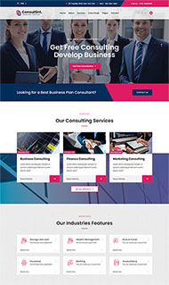 金融投资管理公司网站模板