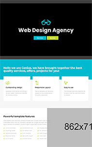 网页设计机构官网CSS模板