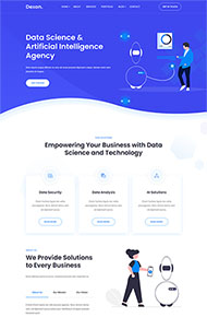 AI大数据分析公司网站模板