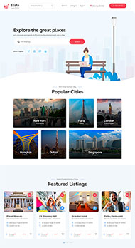 城市生活分类服务平台网站模板