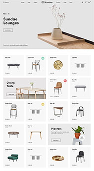 家具商店响应式网站HTML5模板