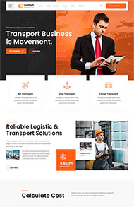 物流运输企业网站HTML5模板