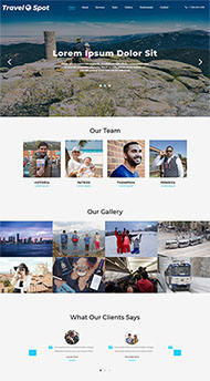 团建旅游跟团旅行社网站模板