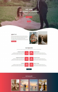 婚纱摄影HTML5网站模板