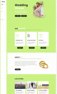 婚恋婚纱摄影机构网站模板