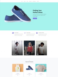 鞋服在线购物服务网站模板