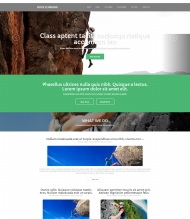 响应式户外攀岩运动宣传网站模板