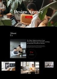 创意设计机构宣传服务网站模板