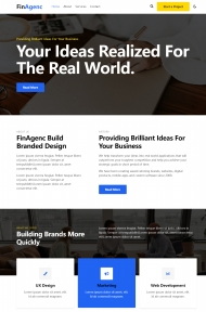 互联网营销开发设计服务机构网站模板