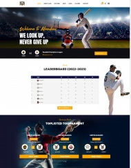 棒球运动俱乐部网站模板