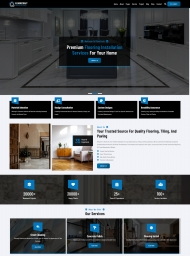 地板安装服务公司宣传网站模板