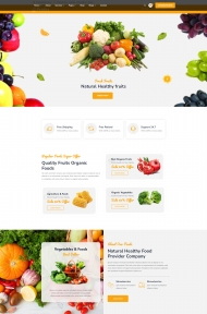 天然健康水果订购商场网站模板