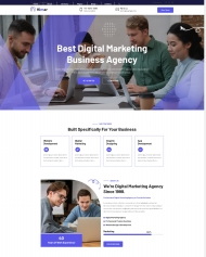 数字营销商业代理服务公司网站模板