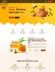 HTML5蜂蜜在线购物商城网站模板