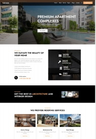 房屋设计工作室宣传网站模板