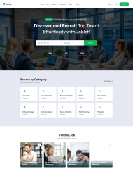 响应式招聘求职网站HTML5模板