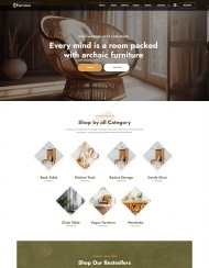 HTML5家居家具在线商城网站模板