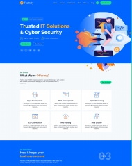 IT网络安全技术服务网站模板