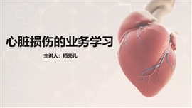 心脏损伤的护理业务教学课件PPT模板