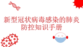 新型冠状病毒感染的肺炎防控知识PPT模板