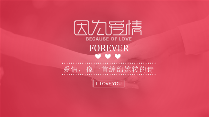 画册风情人节活动策划通用ppt模板