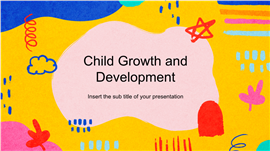 活泼可爱儿童成长发展教育培训PPT模板