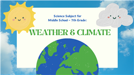 可爱卡通守护蓝天关注全球变暖PPT模板