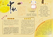 中秋手抄报图片