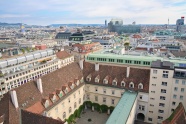 奥地利维也纳建筑鸟瞰图