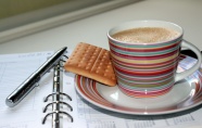 下午茶咖啡饼干图片