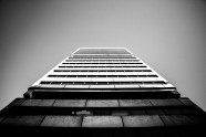 摩天楼黑白图片